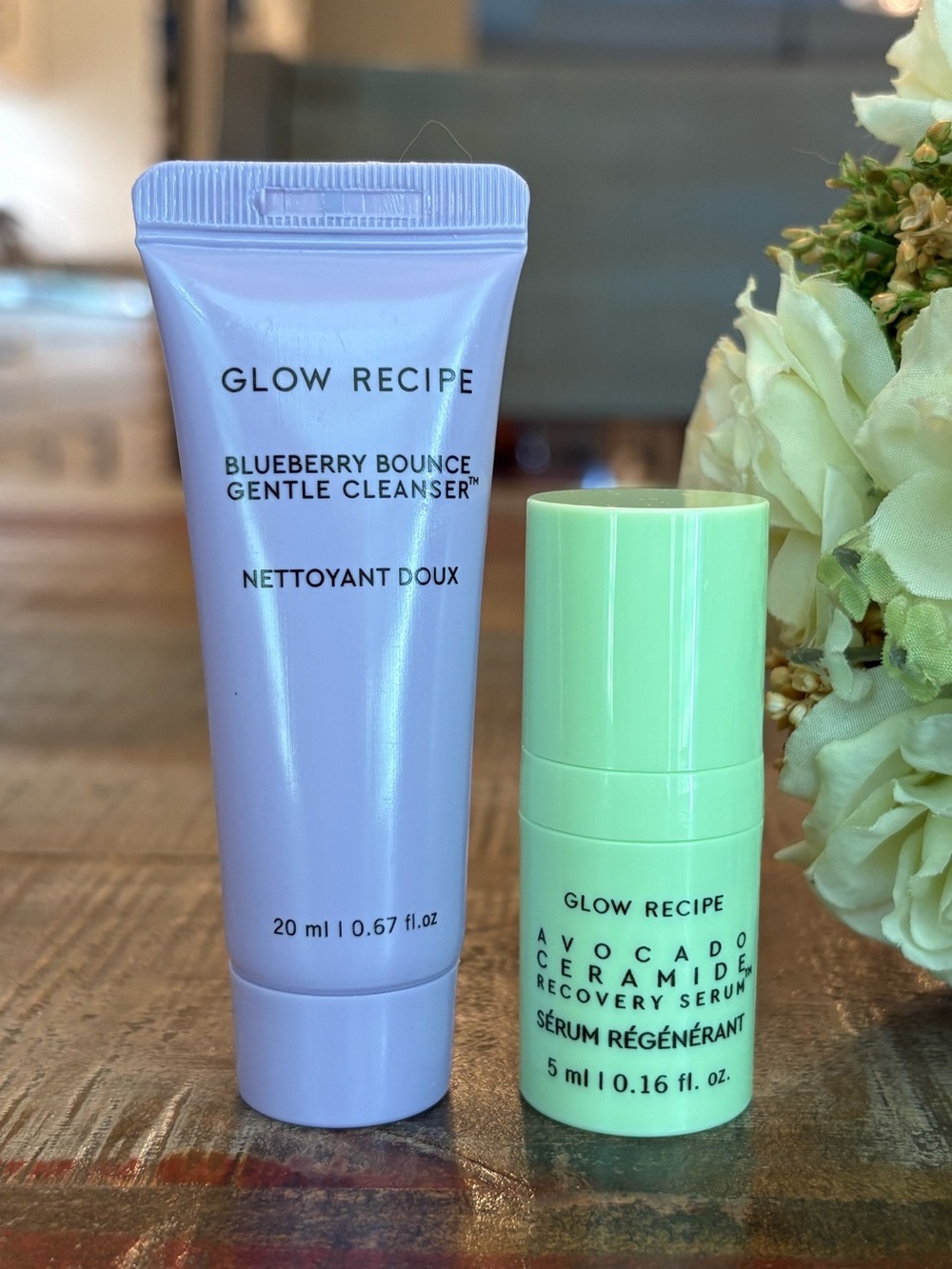 NEW Glow Recipe BLUEBERRY 🫐 CLEANSER & AVOCADO 🥑 SERUM Minis!